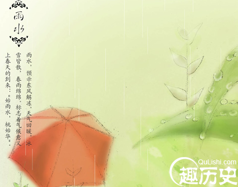 雨水节气是怎么来的 雨水节气的来历简介